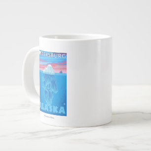 Iceberg Cross-Section - Petersburg, Alaska Giant Coffee Mug