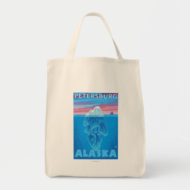 Iceberg Cross-Section - Petersburg, Alaska Tote Bag (Front)