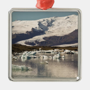 Iceberg formations metal ornament