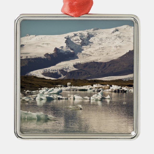 Iceberg formations metal ornament (Front)