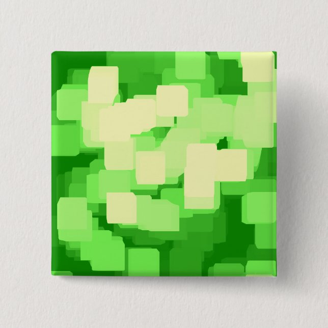 "Iceberg"  Geometric Art Button (Front)