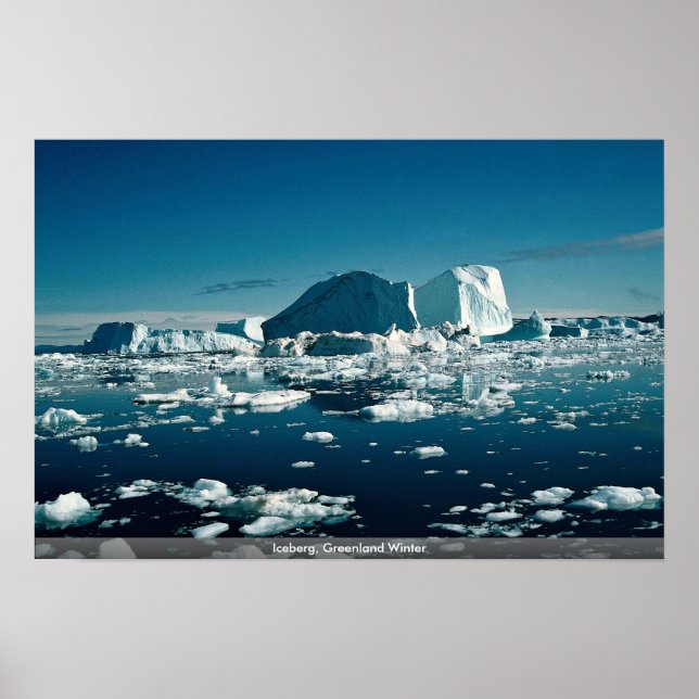 Iceberg, Greenland Winter Poster (Front)