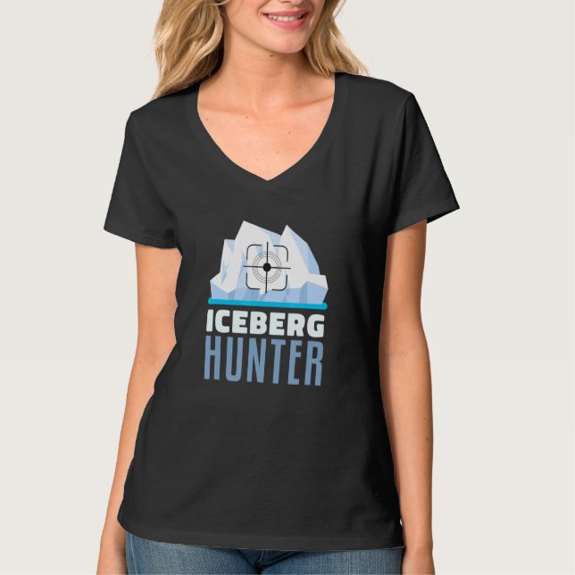 Iceberg Hunter Purify Water Vodka Makers Ice Hunti T-Shirt (Front)