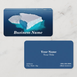 Iceberg in Clear Blue Water Business Card