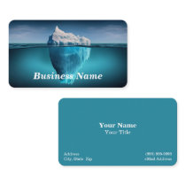 Iceberg in Clear Blue Water Business Card