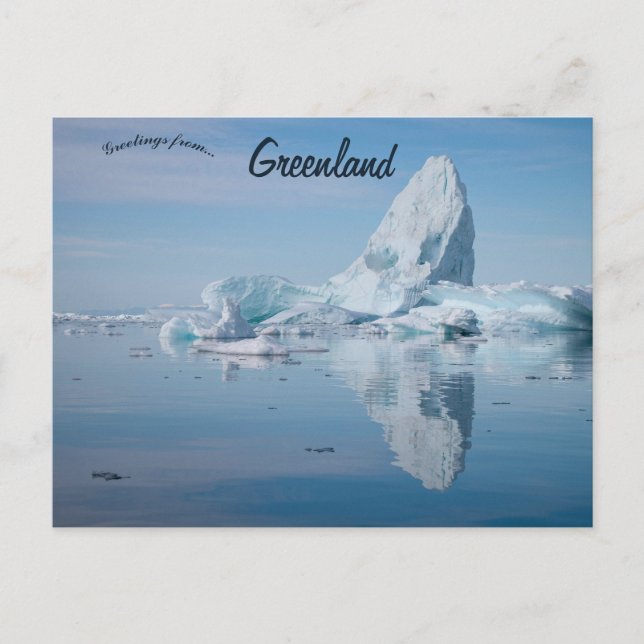 Iceberg in Ilulissat Greenland Postcard (Front)