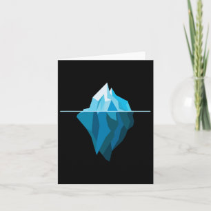 Iceberg Inspirational Earth Day For Nature Lovers  Card