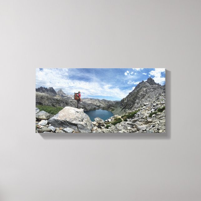Iceberg Lake - Ansel Adams Wilderness - Sierra Canvas Print (Front)