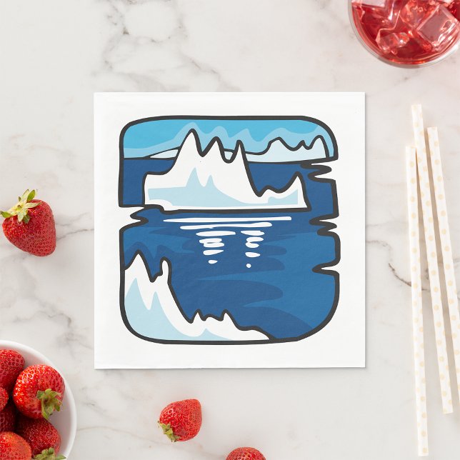 Iceberg Landscape Napkins (Creator Uploaded)