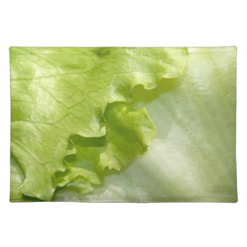 Iceberg lettuce leaf cloth placemat