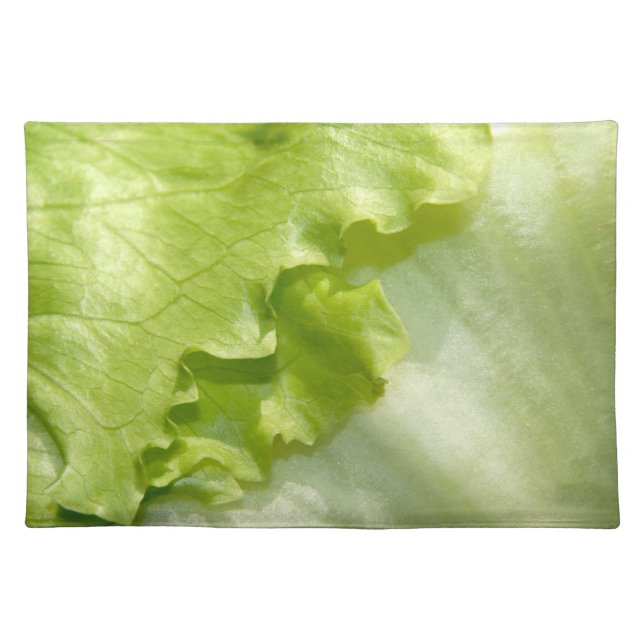 Iceberg lettuce leaf cloth placemat (Front)