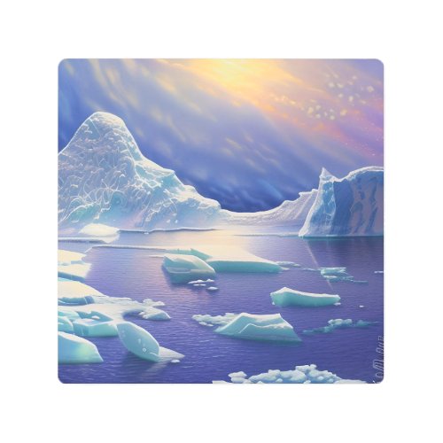 Iceberg Metal Print