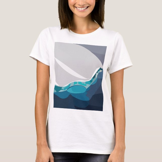 Iceberg Ocean  T-Shirt (Front)
