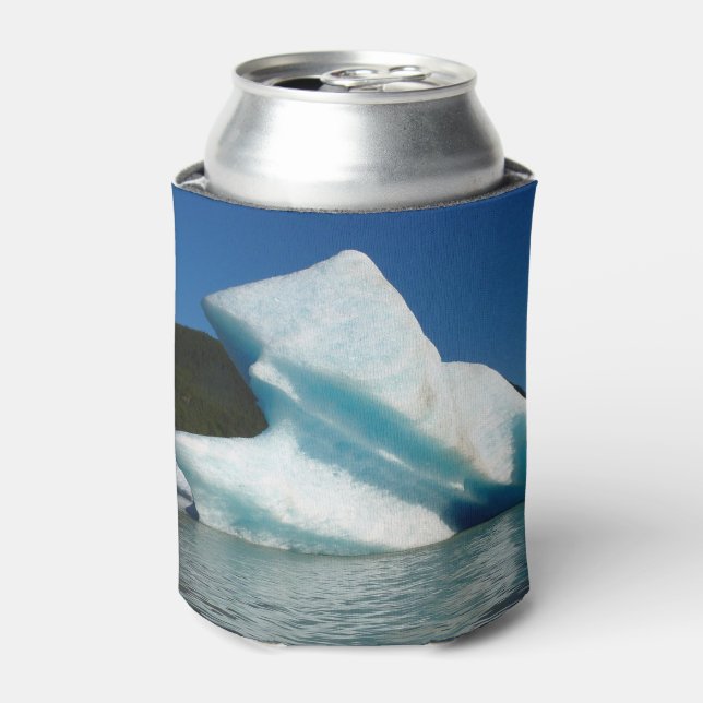 Iceberg on Mendenhall Lake in Alaska Can Cooler (Can Front)