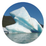 Iceberg on Mendenhall Lake in Alaska Classic Round Sticker
