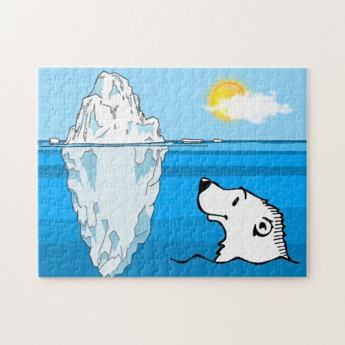 Iceberg_polar bear jigsaw puzzle