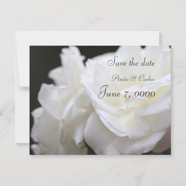 Iceberg rose save the date (Front)