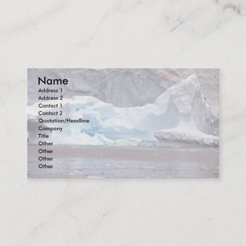 Icebergs, Antarctica Business Cards