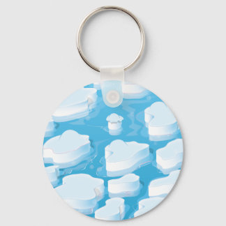Icebergs Keychain
