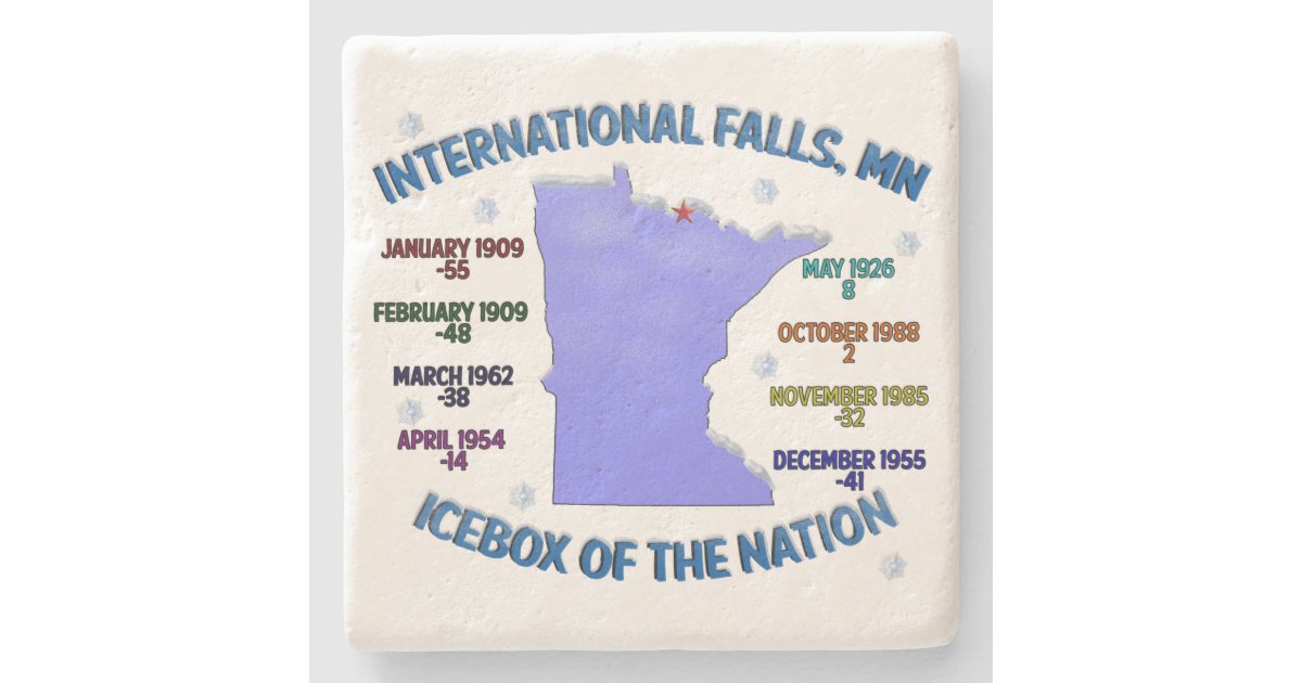 Icebox of the Nation Stone Coaster Zazzle