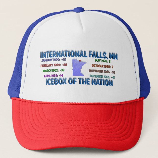 Icebox of the Nation Trucker Hat (Front)