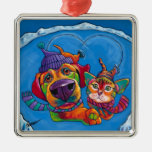 Icecapaws Holiday Ornament By Ron Burns at Zazzle