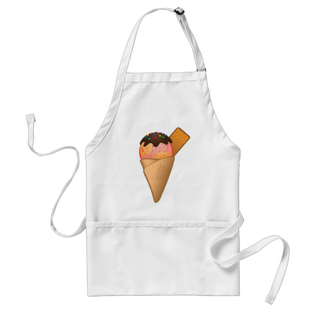 Icecream Adult Apron (Front)