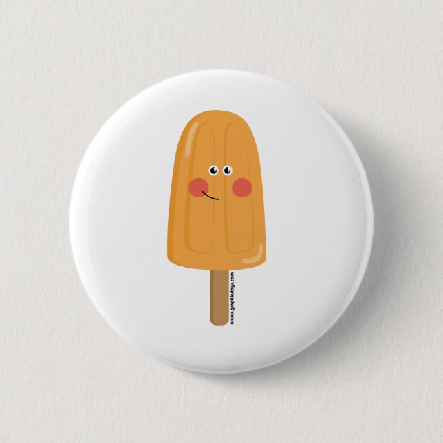 icecream buttom pinback button (Front)
