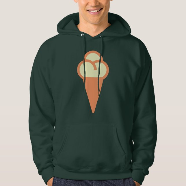 Icecream Cone Symbol Hoodie (Front)