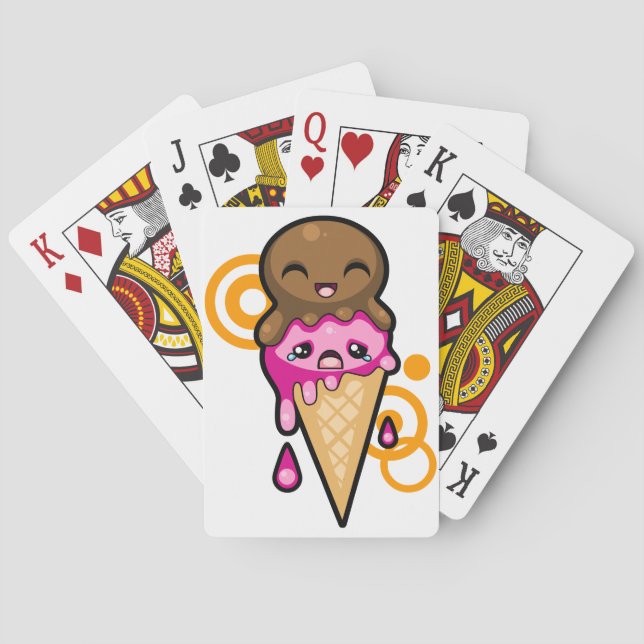 Icecream Dreams Poker Cards (Back)
