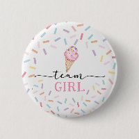 Icecream Gender Reveal Team Girl