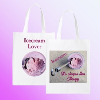 Icecream Lover Cheaper than Therapy Funny