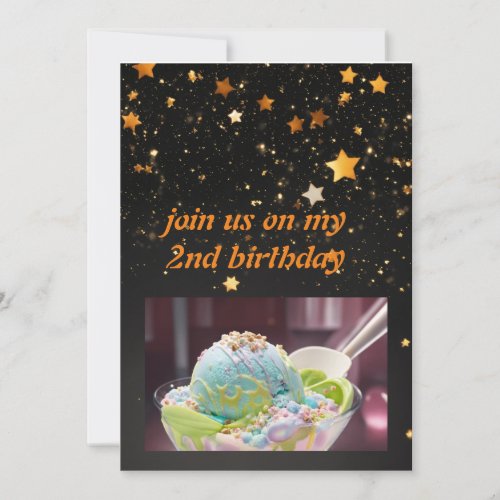 icecream magic invitation