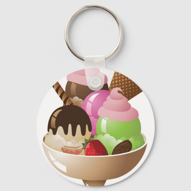 IceCreamSundae Keychain (Front)