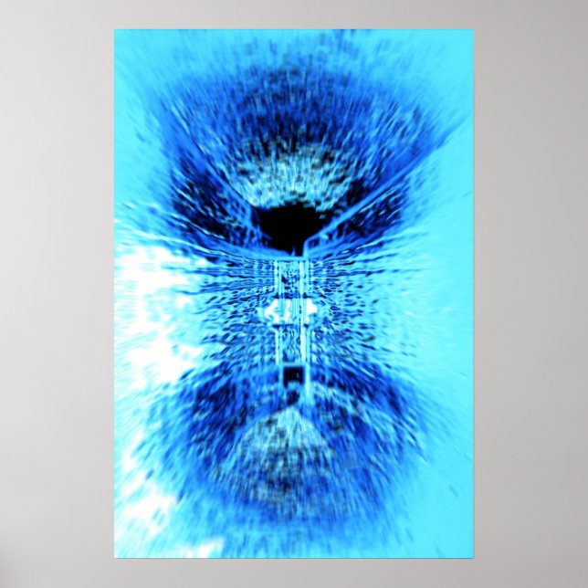 Iced Blue Poster (Front)