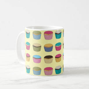 Iced Buns Cupcake Cakes Colorful Pattern Coffee Mug