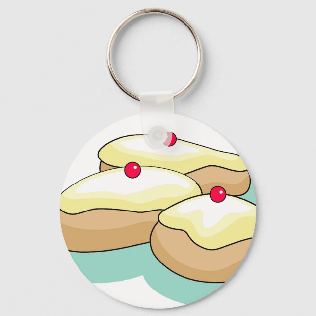 Iced Buns Keychain (Front)