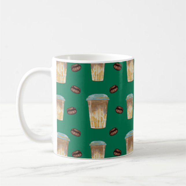 Iced Caramel Macchiato Coffee Mug (Left)