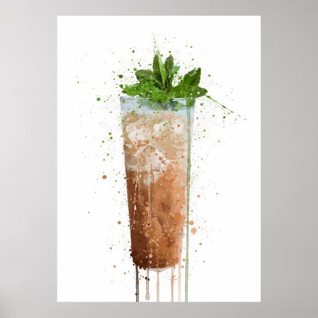 Iced Chai Latte Poster (Front)