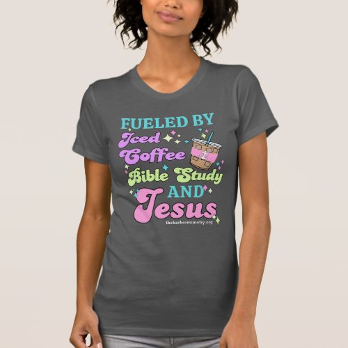 Iced Coffee Bible Study  Jesus T_Shirt