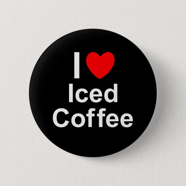 Iced Coffee Button (Front)