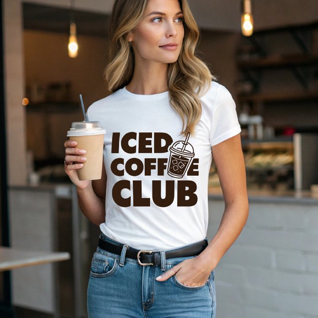 Iced Coffee Club T-Shirt (Creator Uploaded)