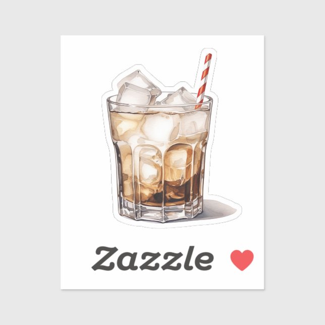 Iced Coffee Cocktail Sticker (Sheet)