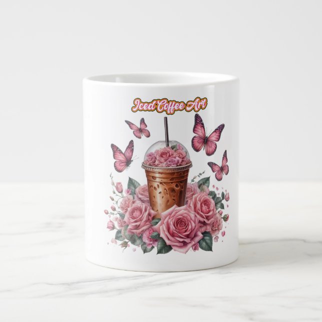 Iced Coffee Giant Coffee Mug (Front)