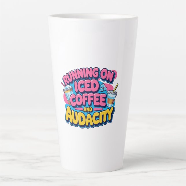 ICED COFFEE LATTE MUG (Front)