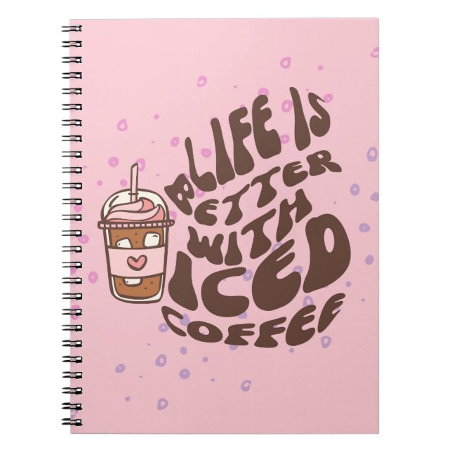 Iced Coffee Notebook (Front)