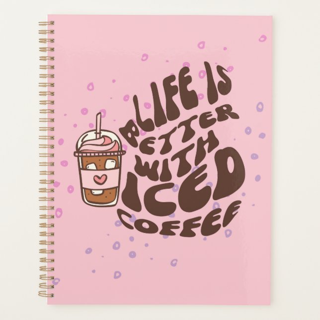 Iced Coffee Planner (Front)