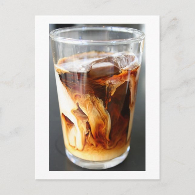 iced coffee - postcard (Front)