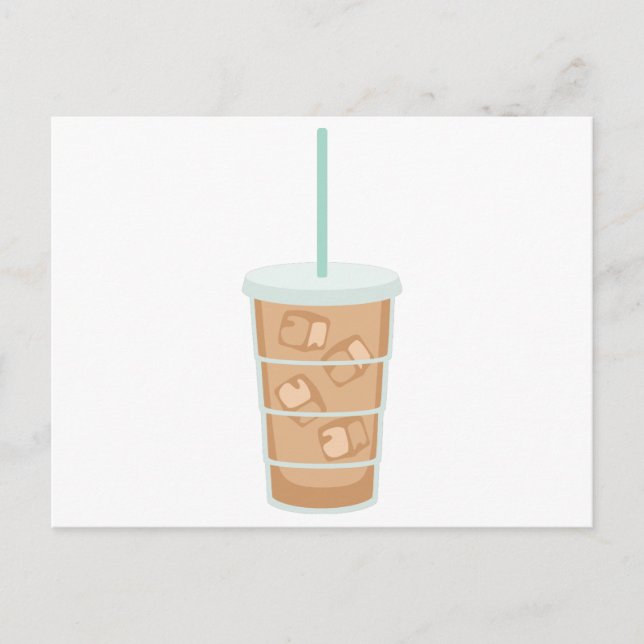 Iced Coffee Postcard (Front)