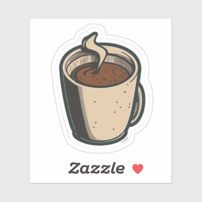 iced coffee sticker" "iced coffee stick sticker (Sheet)